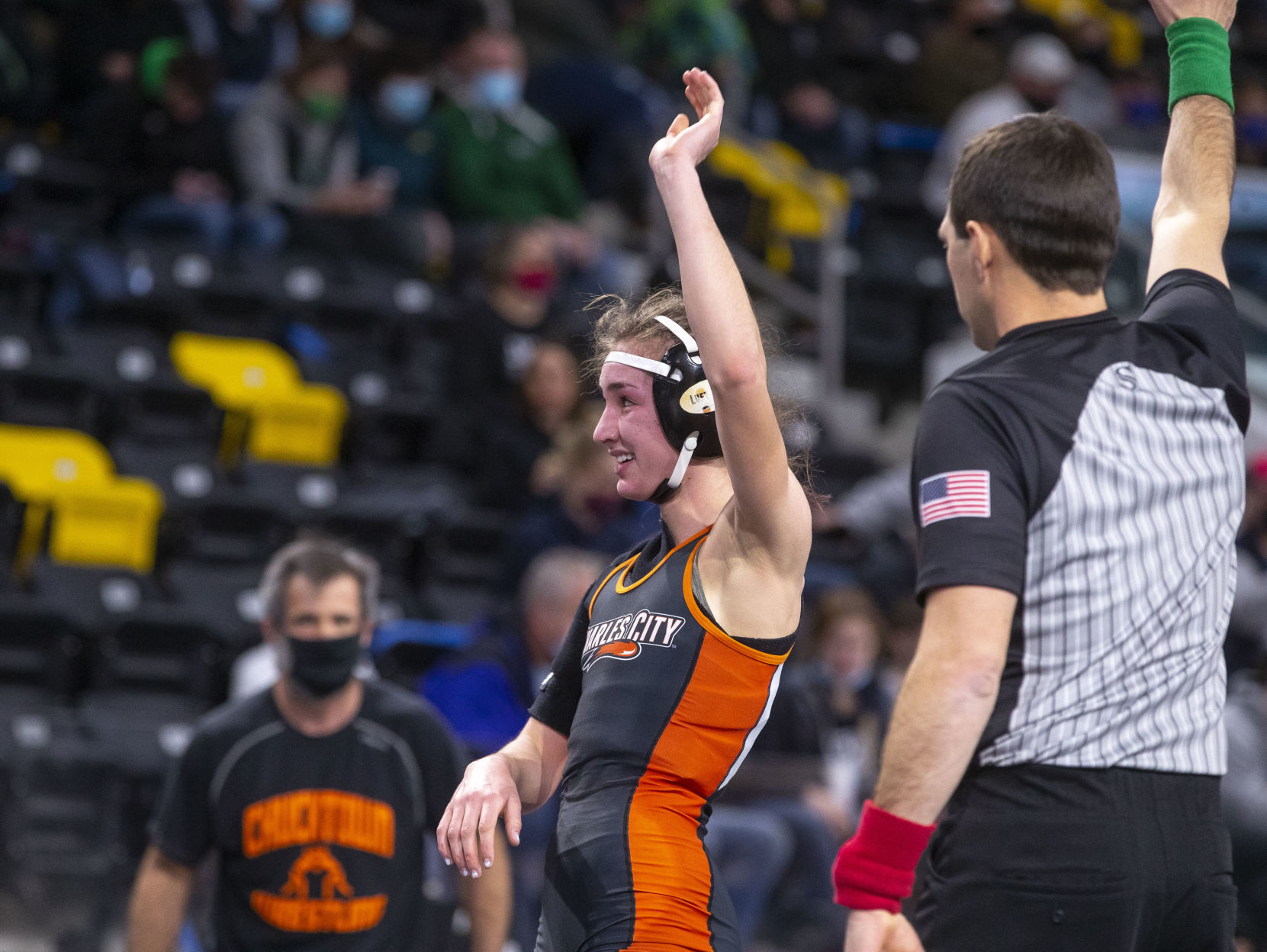 Girls State Wrestling Semi 5